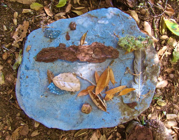 Rock + Leaves Altar